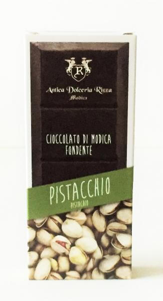Chocolat noir de Modica à la pistache
