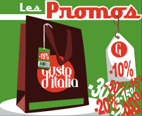 Les promotions de Gusto d'Italia