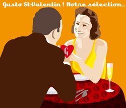 La Saint Valentin avec Gusto d'Italia